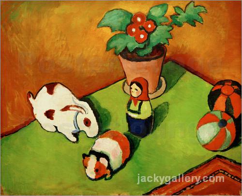 Walterchens toys, August Macke painting